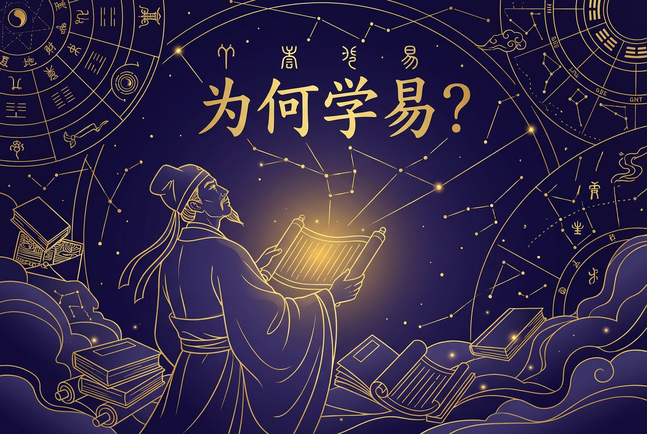 学易的意义插画